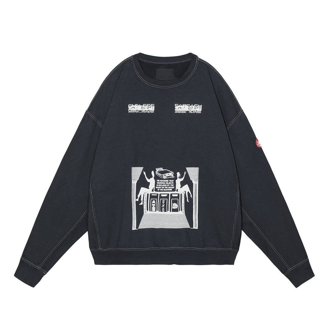 OVERDYE MD MACHINES CREW NECK