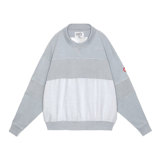 OVERDYE COLLARED LIGHT CREW NECK