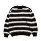 Blurry Border Mohair Knit Pullover