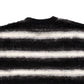 Blurry Border Mohair Knit Pullover