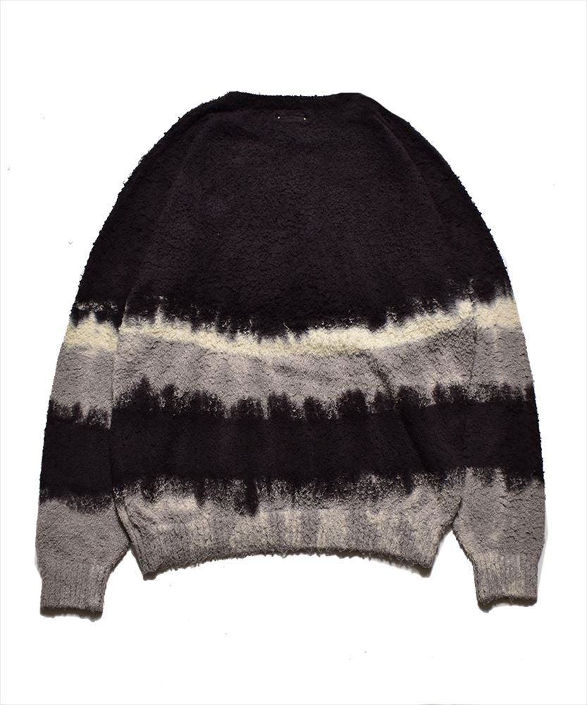 Shaggy Cotton Knit Bleeding Pullover