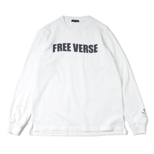 Printed Cross Crew Neck L/S T-shirt - Free Verse