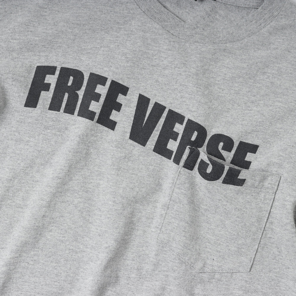 Printed Cross Crew Neck L/S T-shirt - Free Verse