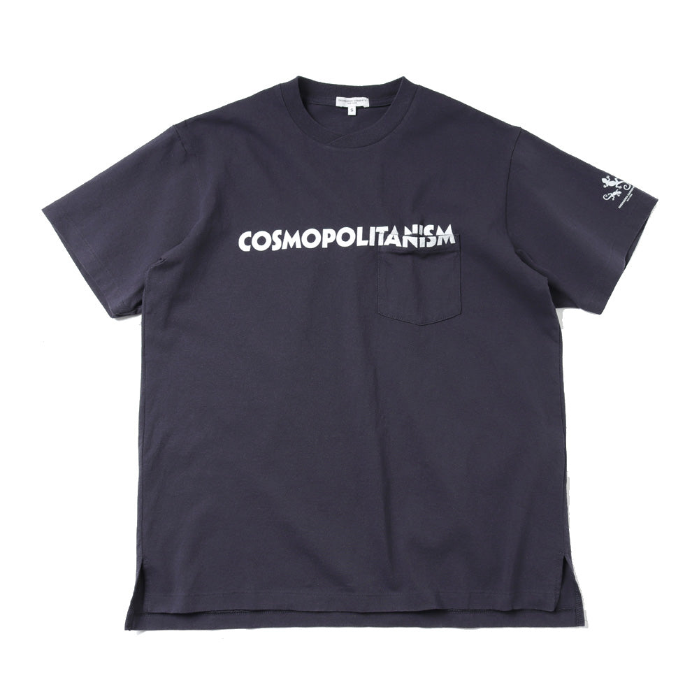 Printed Cross Crew Neck T-shirt - Cosmopolitanism