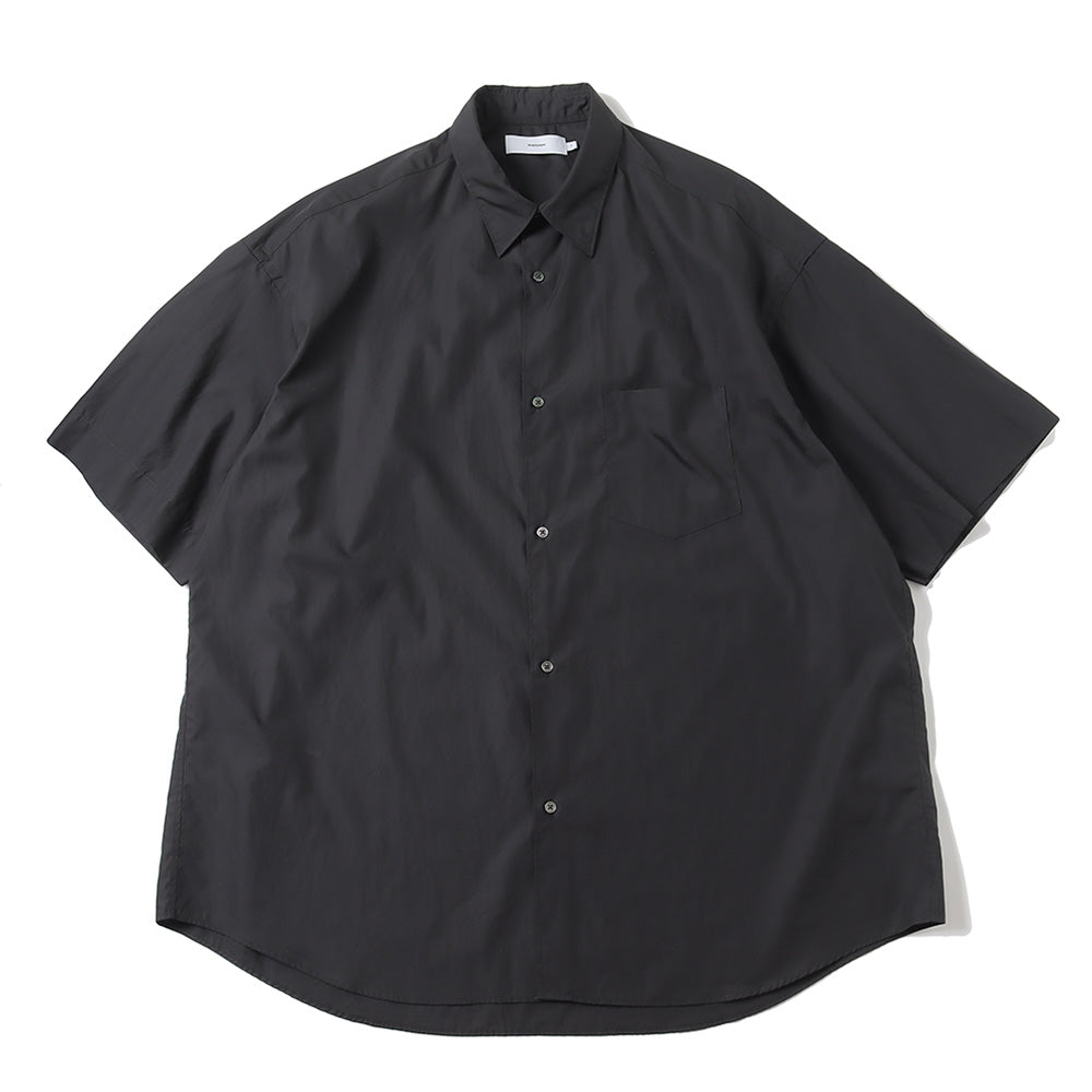 Graphpaper) Broad S/S Oversized Regular Collar Shirt (GM232-50003B 