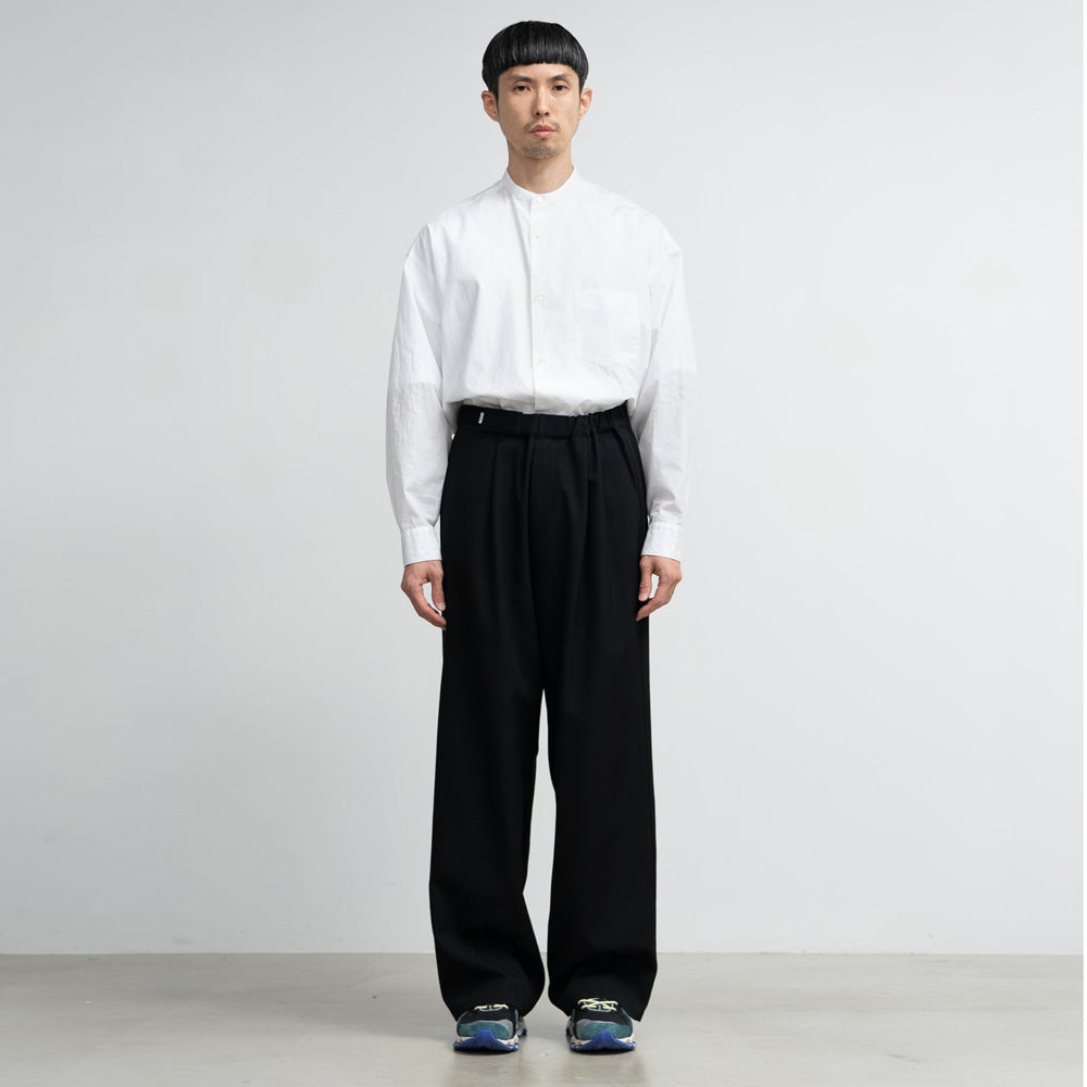 Graphpaper) Scale Off Wool Wide chef Pants GM233-40173B (GM241 
