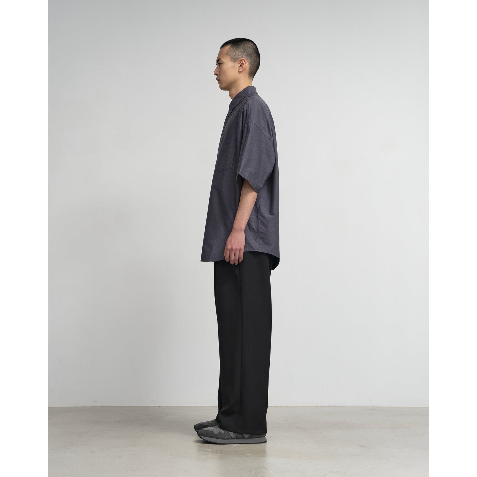 Graphpaper) Oxford S/S Oversized B.D Shirt (GM242-50021B) | Graphpaper / シャツ  (MEN) | Graphpaper正規取扱店DIVERSE