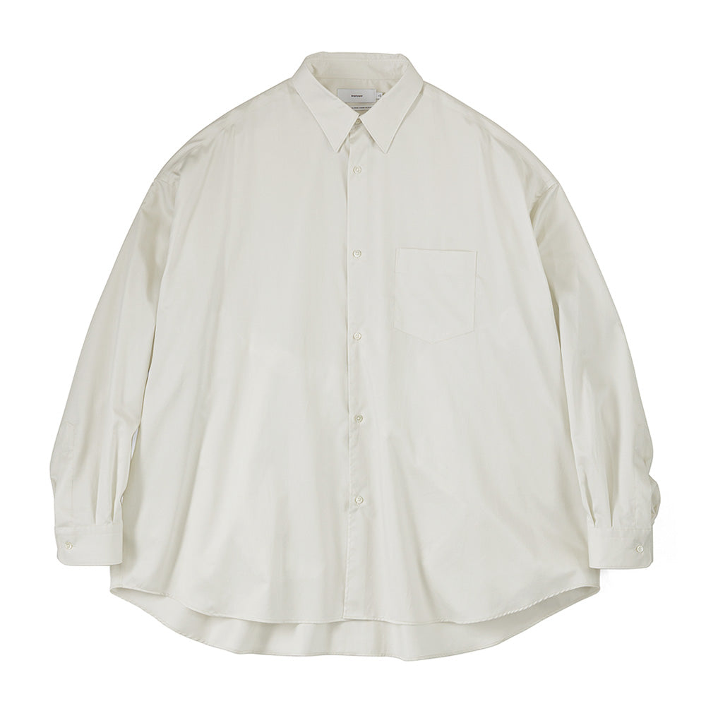 Silicon Poplin Oversized Regular Collar Shirt