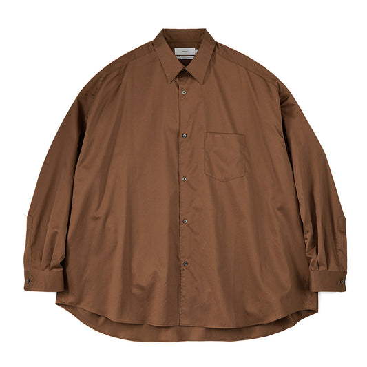 Silicon Poplin Oversized Regular Collar Shirt