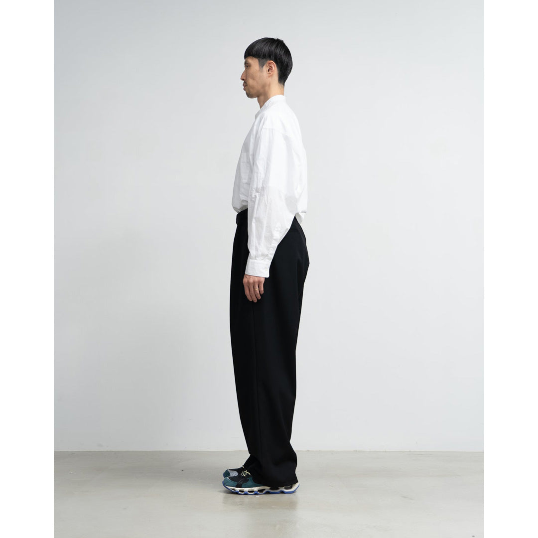 Scale Off Wool Wide Chef Pants