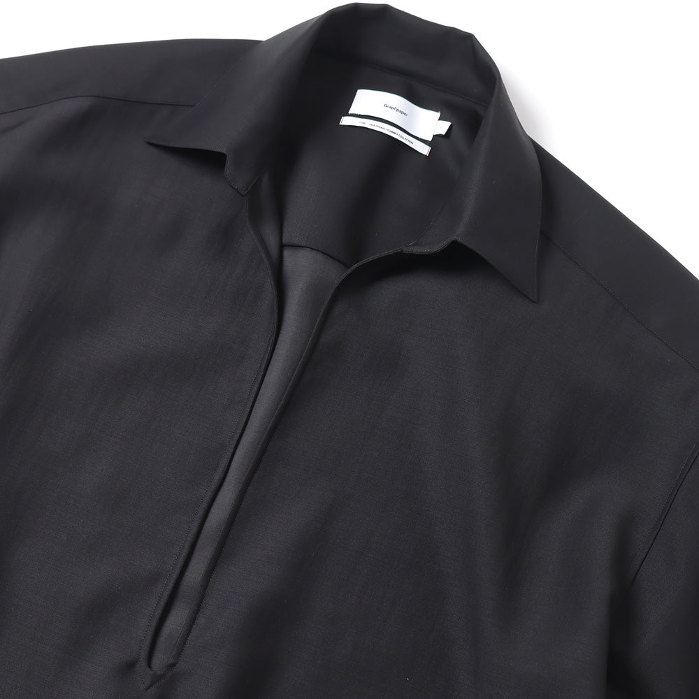 Graphpaper (グラフペーパー) Wool Cupro Skipper Shirt GU241-50075 (GU241-50075) |  Graphpaper / シャツ (MEN) | Graphpaper正規取扱店DIVERSE