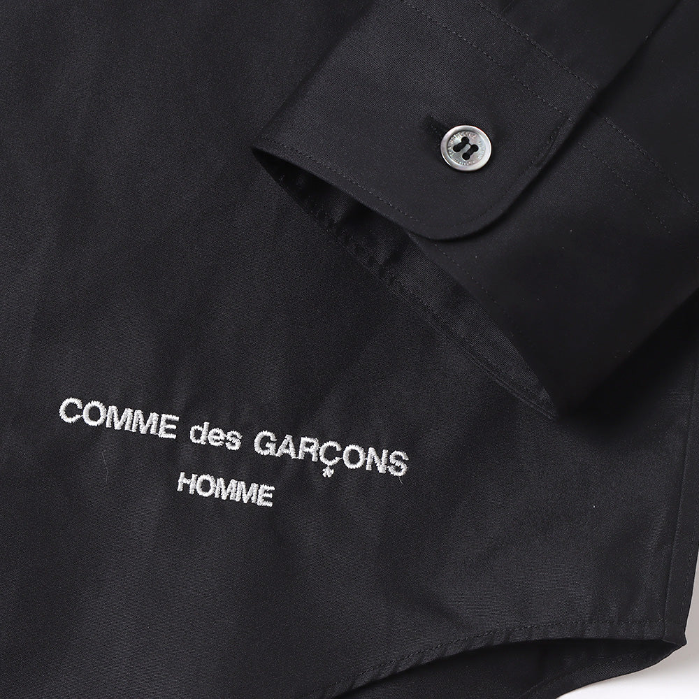 完売 COMME des GARCONS コットンブロード LOGO SHIRT