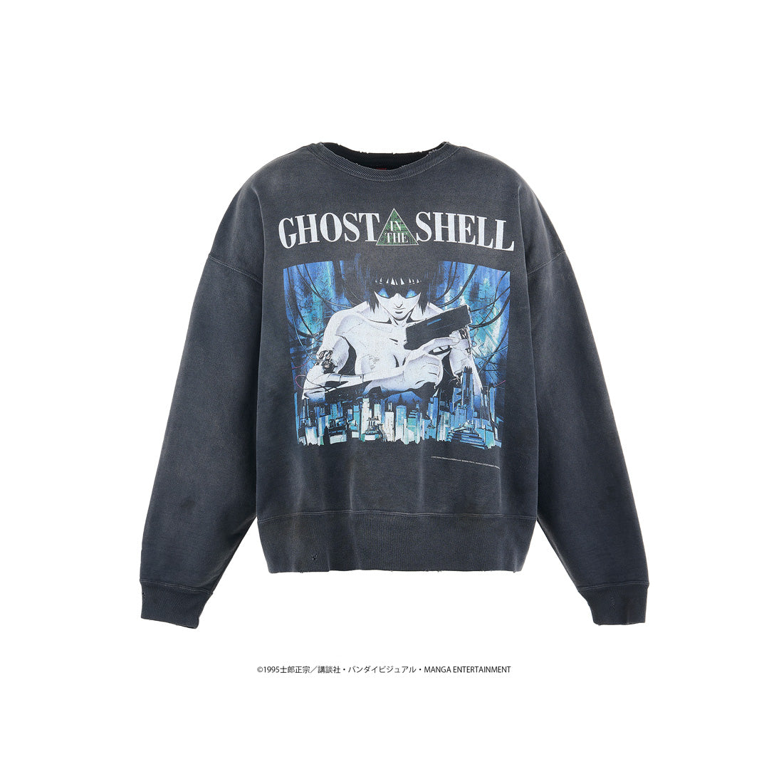 SAINT Mxxxxxx X 攻殻機動隊 CREW NECK SWEAT GHOST IN THE SHELL