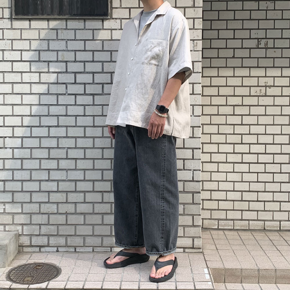 MARKAWARE(マーカウェア) - OPEN COLLAR SHIRT S/S HEMP (A23B-07SH01B