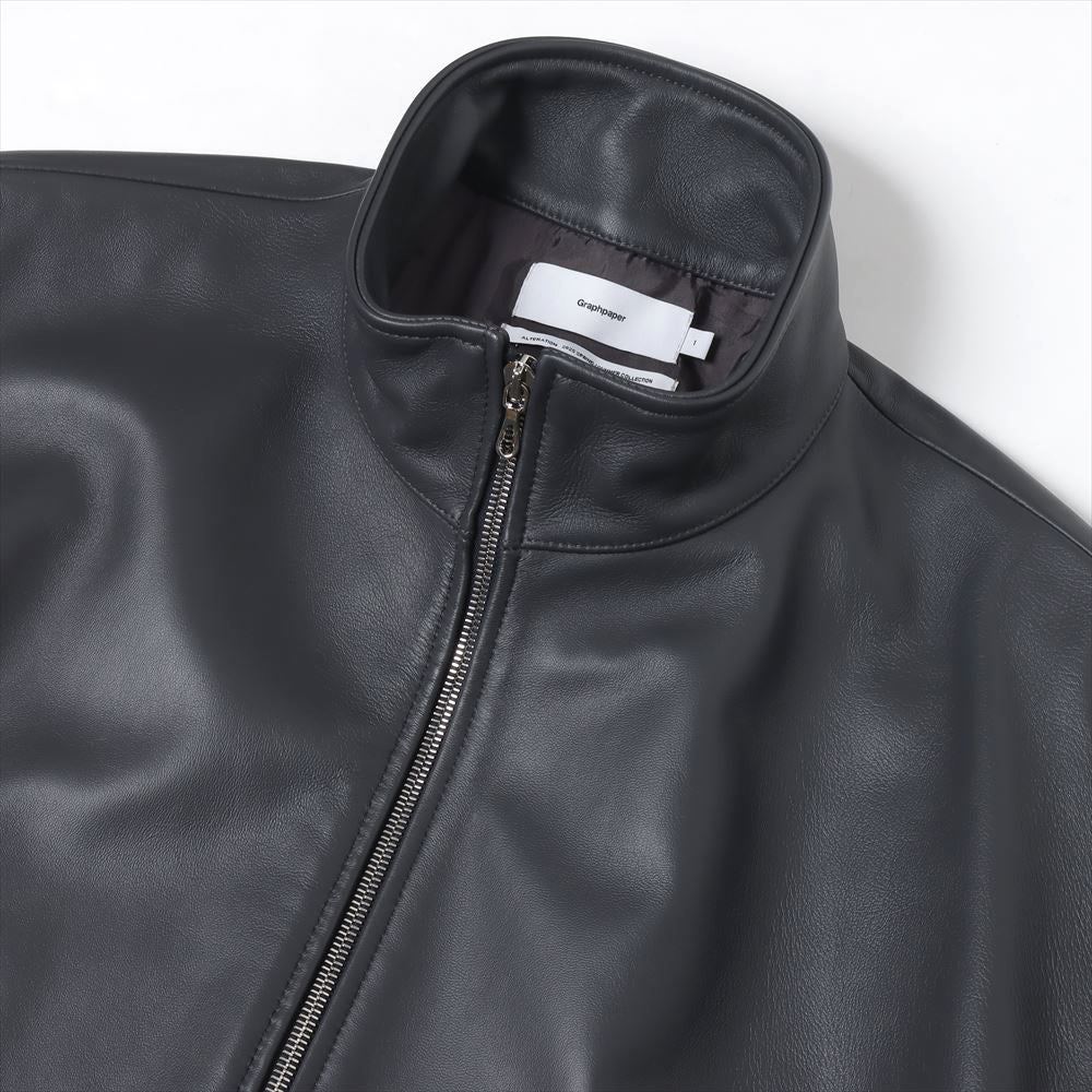 Lamb Leather Track Blouson