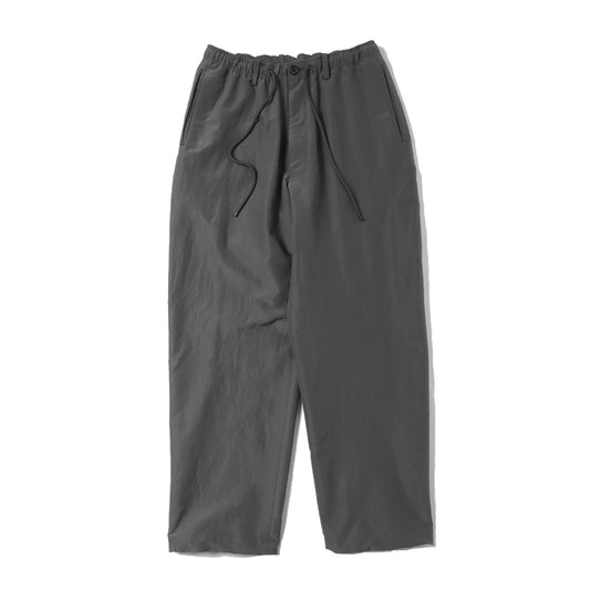 WIDE TRACK PANTS BRATAC SILK x ORGANIC WOOL TAFFETA