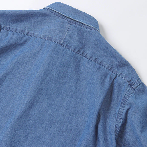 A.PRESSE (ア プレッセ) Washed Denim Shirt 23AAP-02-08H (23AAP-02