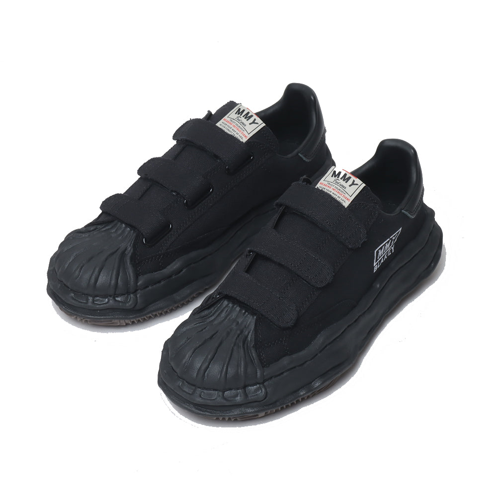 (BLAKEY) OG Sole Canvas Low-top Velcro Sneaker BLACKxBLACK