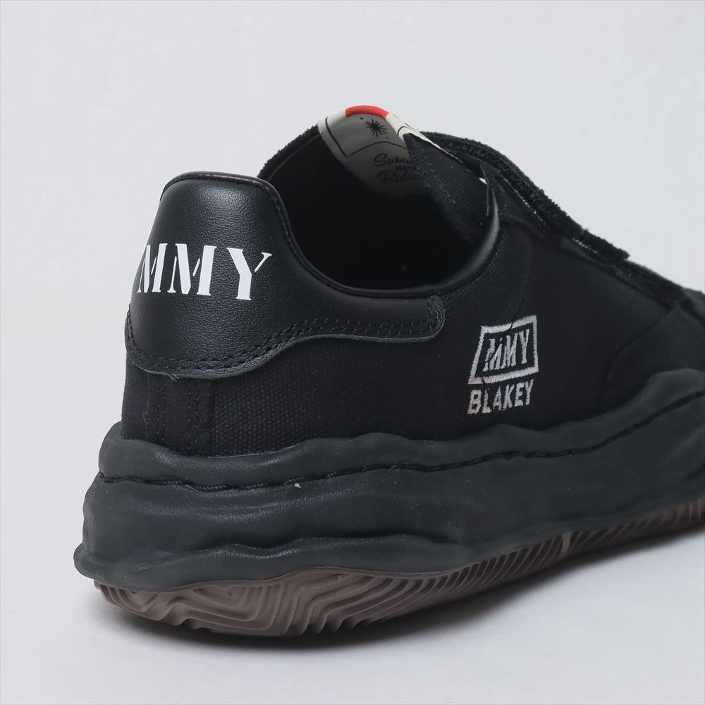 (BLAKEY) OG Sole Canvas Low-top Velcro Sneaker BLACKxBLACK