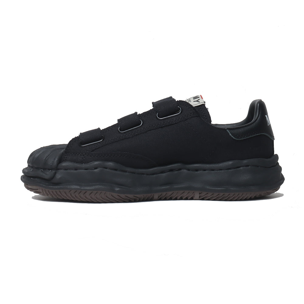 (BLAKEY) OG Sole Canvas Low-top Velcro Sneaker BLACKxBLACK