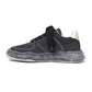 (WAYNE) OG Sole Canvas Garment dye Low-top Sneaker BLACKxBLACK