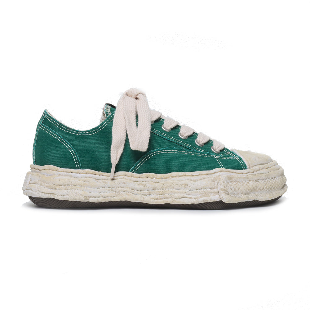 (PETERSON23) OG Sole Canvas Garment dye Low-top Sneaker GREEN