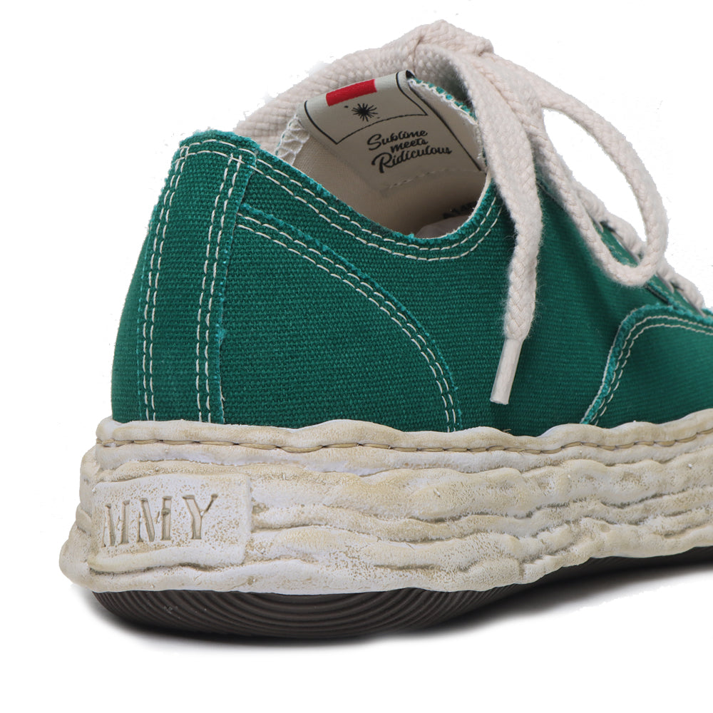 (PETERSON23) OG Sole Canvas Garment dye Low-top Sneaker GREEN