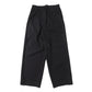 TRIPLE PLEATED EASY TROUSERS ORGANIC COTTON GABARDINE