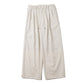 TRIPLE PLEATED EASY TROUSERS ORGANIC COTTON GABARDINE