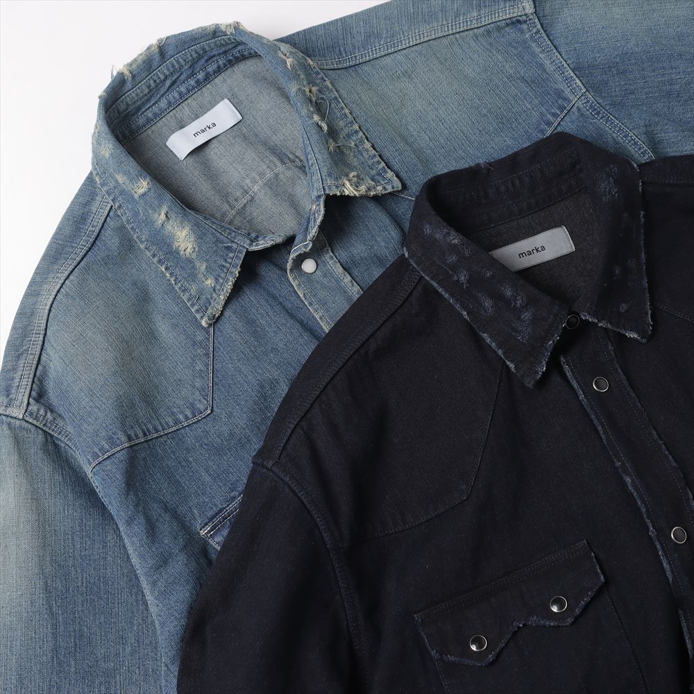 WESTERN RIDERS SHIRT ORGANIC COTTON 8.5oz DENIM