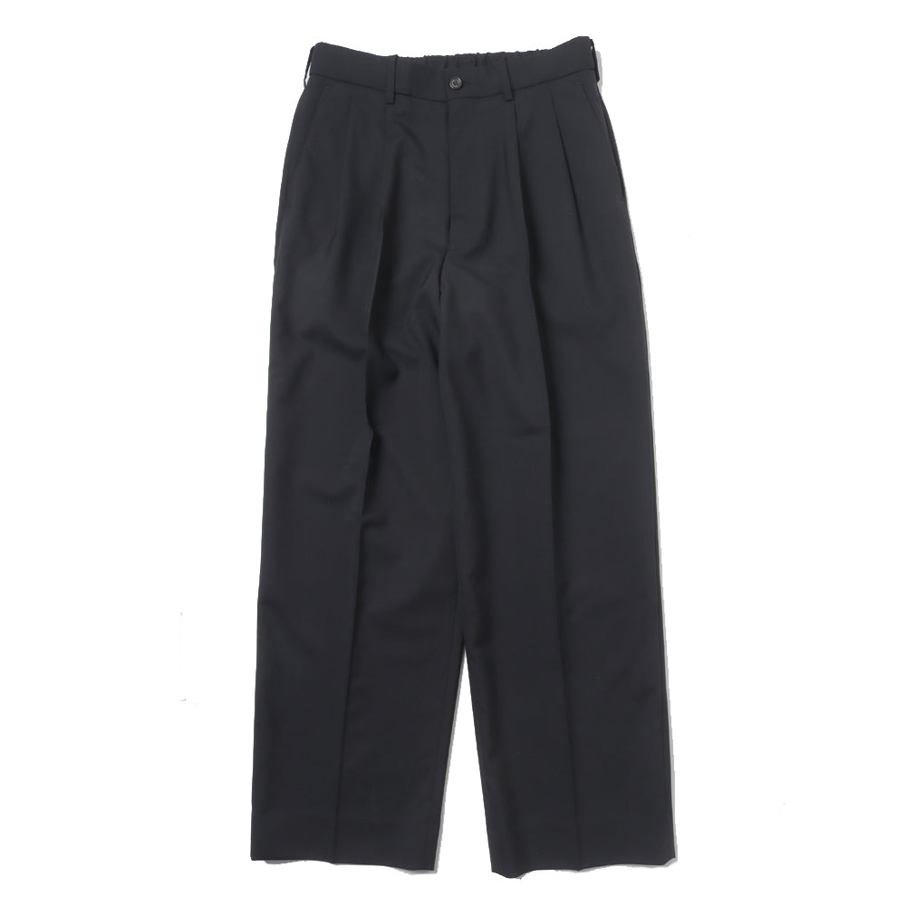 CLASSIC FIT DOUBLE PLEATED TROUSERS ORGANIC WOOL 2/80 TROPICAL