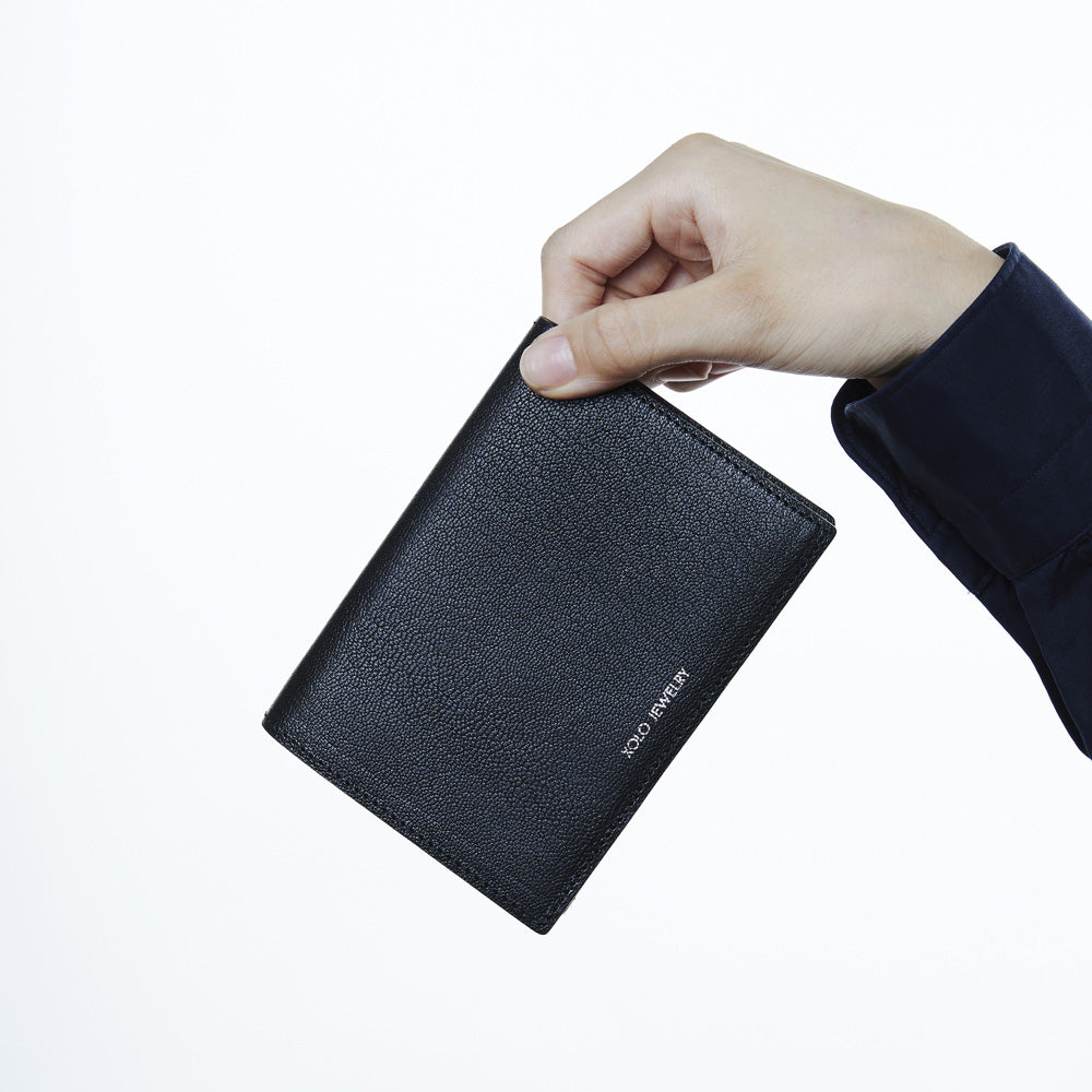 Bifold Wallet -BLACK-