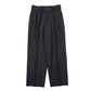 CLASSIC FIT DOUBLE PLEATED TROUSERS ORGANIC VOILE YARN TWILL