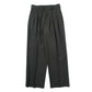 CLASSIC FIT DOUBLE PLEATED TROUSERS ORGANIC VOILE YARN TWILL