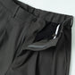 CLASSIC FIT DOUBLE PLEATED TROUSERS ORGANIC VOILE YARN TWILL