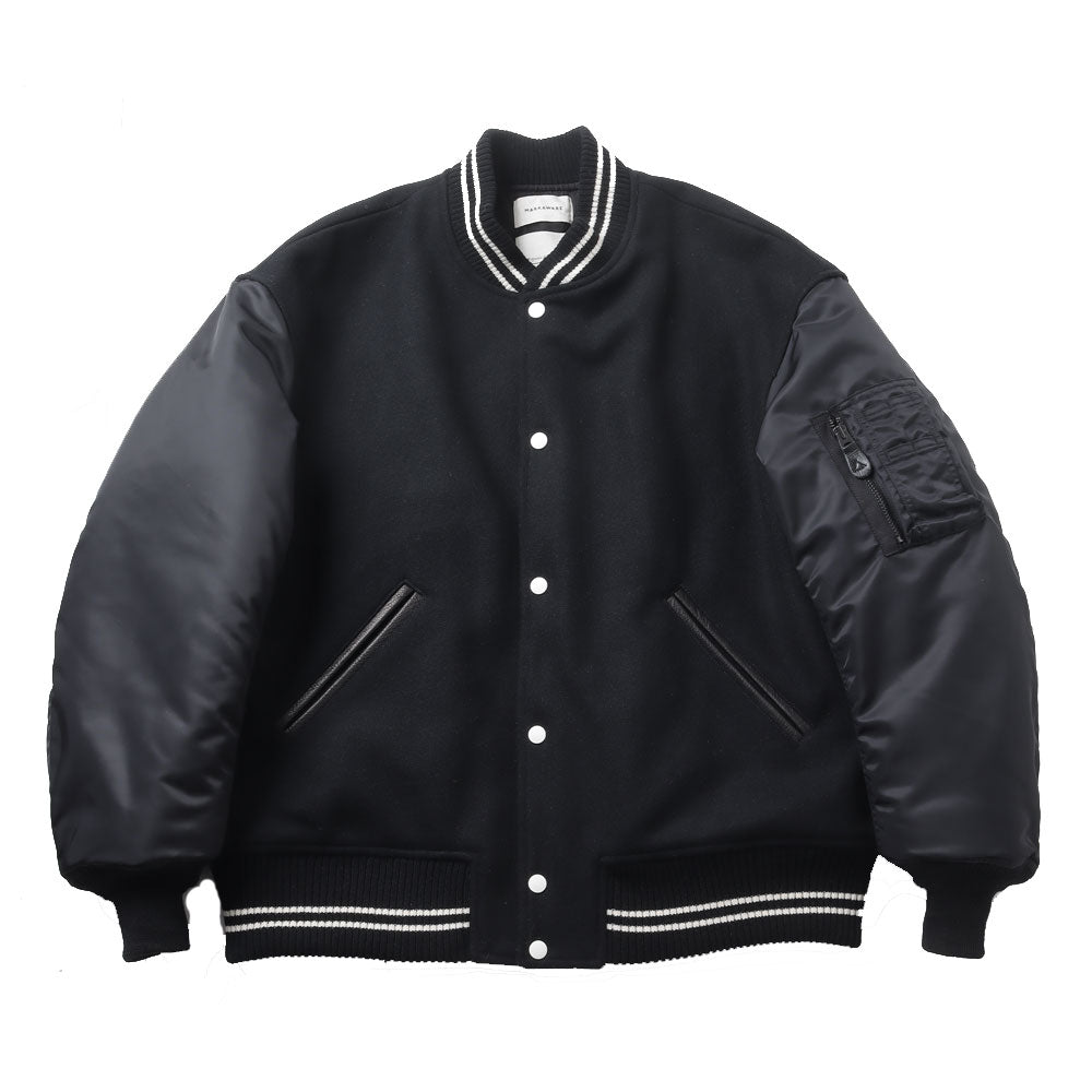 VARSITY JACKET ORGANIC WOOL MELTON