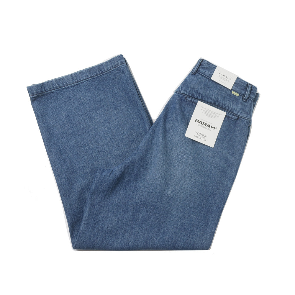 Maximum Wide Straight Pants(DENIM)