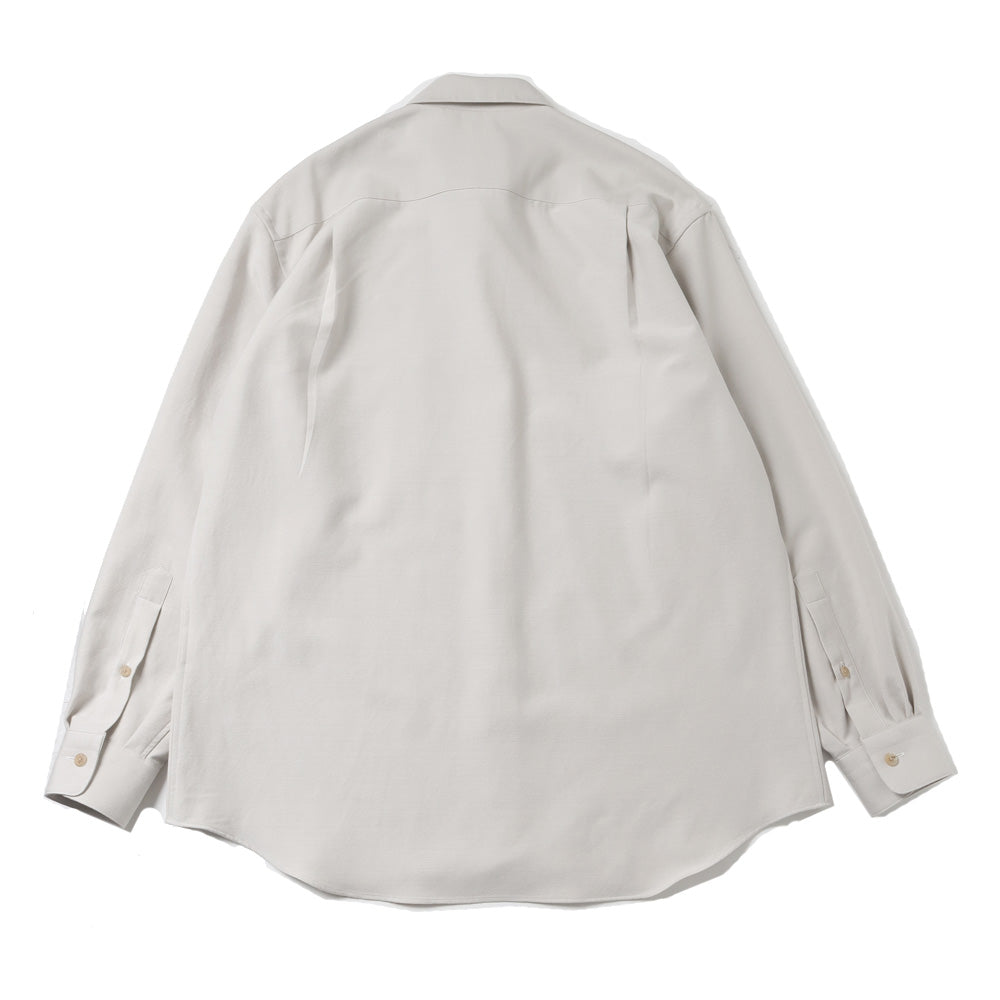 Silk Cotton Oxford Regular Collar Shirt