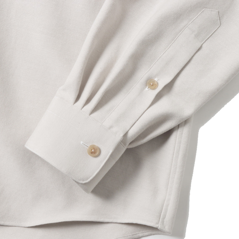 Silk Cotton Oxford Regular Collar Shirt