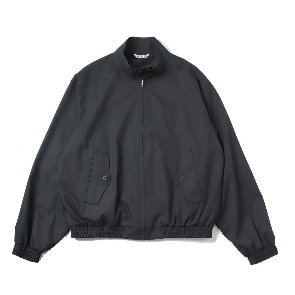 SUPER FINE TROPICAL WOOL ZIP BLOUSON