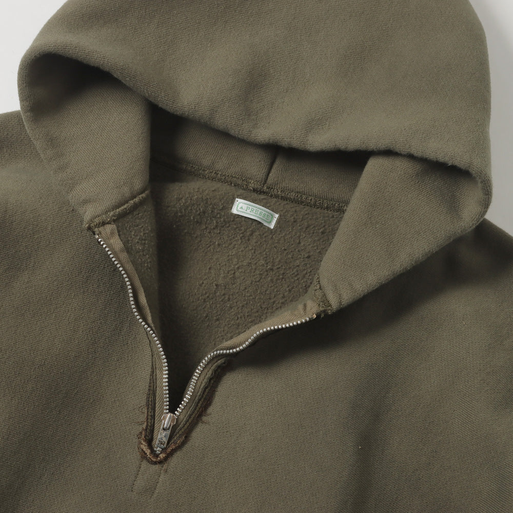 Vintage Half Zip Sweat Hoodie