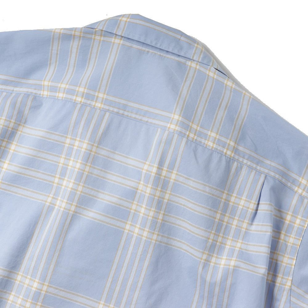 WASHED FINX TYPEWRITER CHECK P/O SHIRT