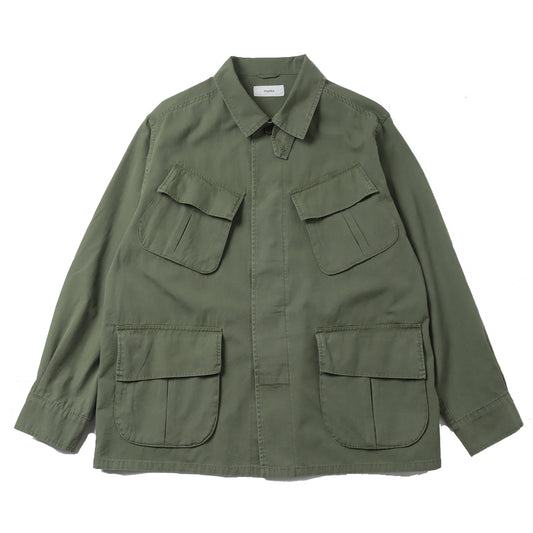 JUNGLE FATIGUE JACKET ORGANIC COTTON WEATHER CLOTH