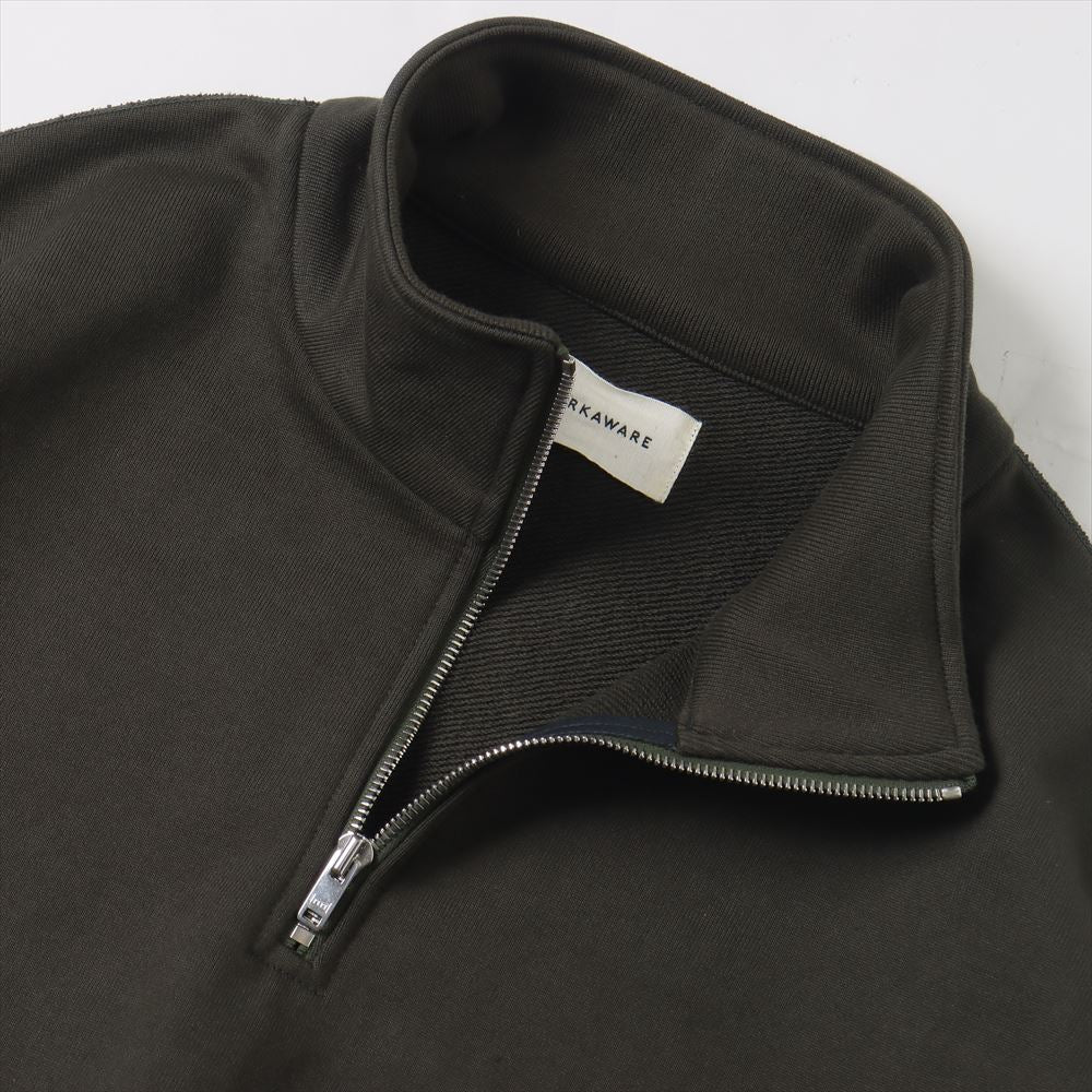 QUATER ZIP PULLOVER ORGANIC COTTON HEAVY FLEECE