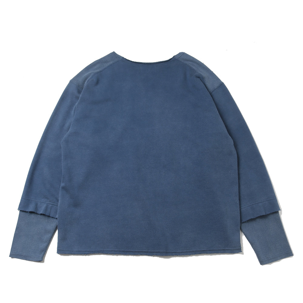 LAYERED TEE RECYCLE SUVIN ORAGNIC COTTON FLEECE