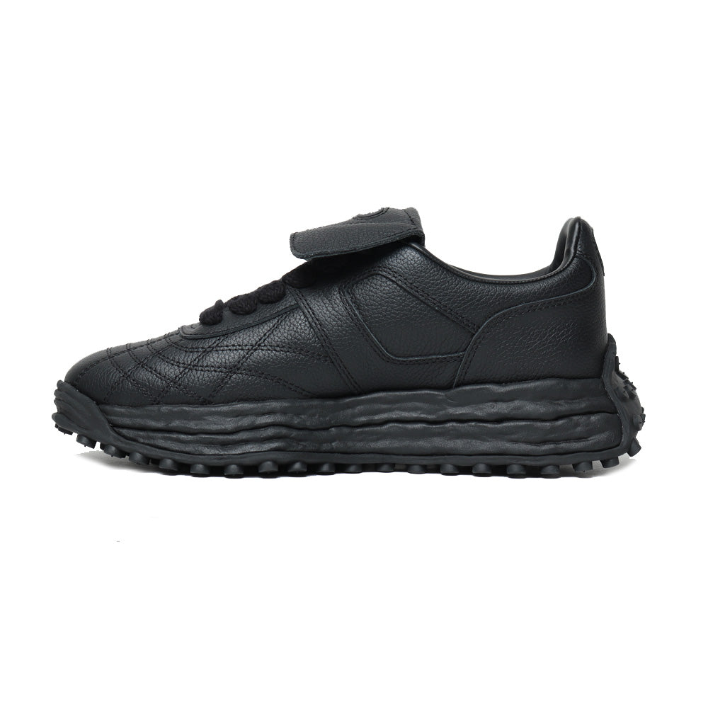 (SCOTT) OG Sole Leather Low-top Sneaker BLACKxBLACK