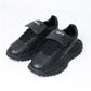 (SCOTT) OG Sole Leather Low-top Sneaker BLACKxBLACK