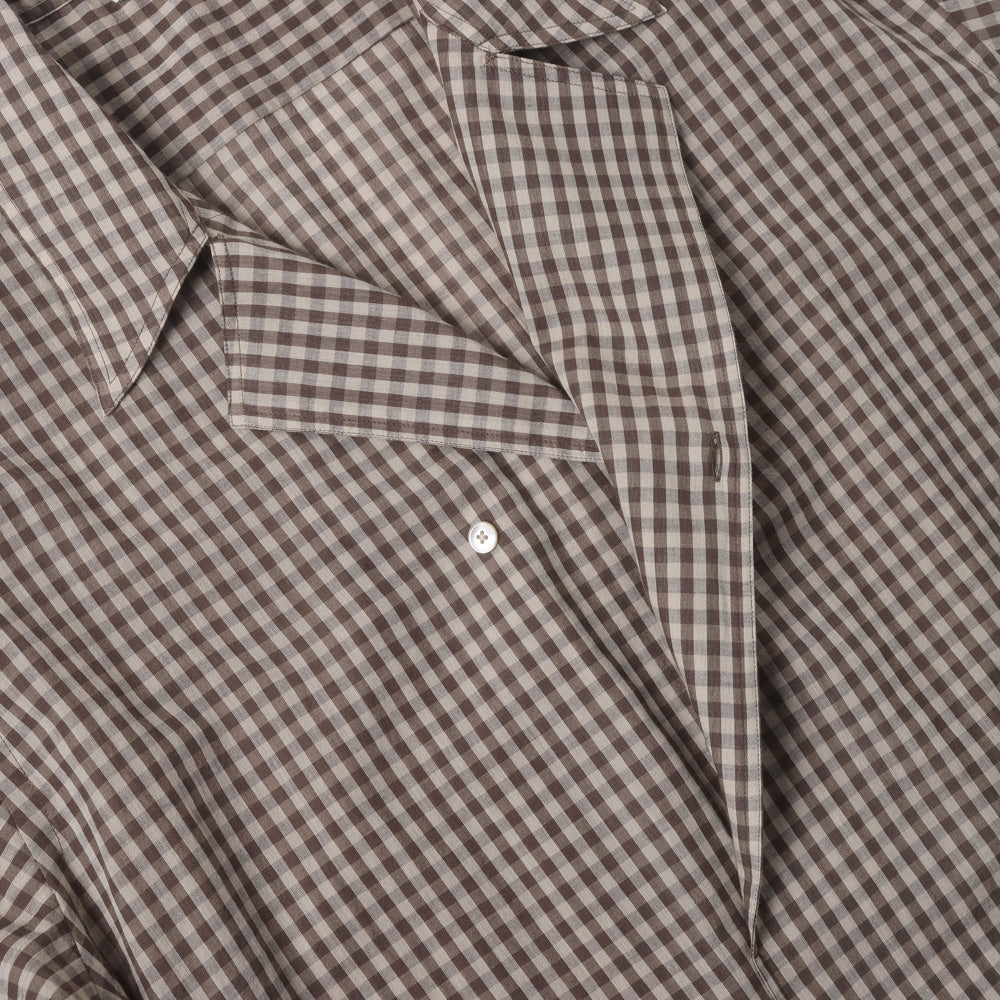 AIRY LIGHT COTTON CHECK P/O SHIRT