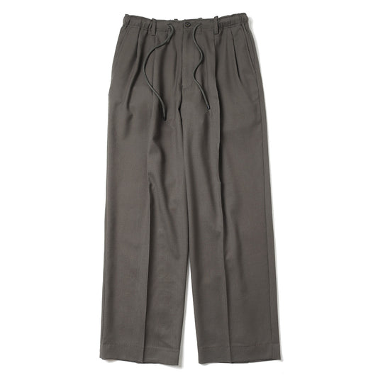 DOUBLE PLEATED EASY TROUSERS ORGANIC WOOL VIYELLA