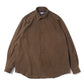 Suede leather Regular Collar Shirt